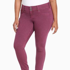 Torrid Jegging/Stretch Skinny Jeans in Mauve - 16R